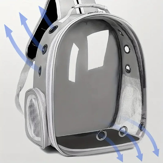 Cat Outing Bag Pet Extra Large Space Carrying Bag Cabin Aviation Box Cat Backpack Bag Side Opening - Play Paws Toys