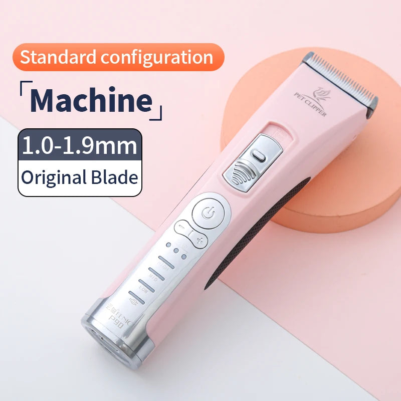Fenice Clipper Dogs Professional LCD Screen Pet Cat Clippers Electrical Grooming Trimmer Rechargeable Haircut Machine Animals