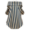 Cooling Summer Pet Clothes Vertical Stripe Shirts for Small Dogs Cats Schnauzer Chihuahua Yorkshire mascotas Clothing CatApparel