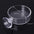 Fish Tank Feeder Aquarium Shrimp Glass Feeding Bowl Clear Dish Tray Container Feeders Aquarium Round  Square Fish Shrimp Feeding