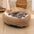 Round Pet Bed For Dog Cat Puppy House Warm Mat Winter Blankets Anti-Stress Orthopedic Fluffy Cat Dog Bed, Suitable For Winter