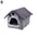 Cats Dog House For Small Medium Dogs Cats Winter Warm Cat Bed Nest Pet Four Seasons Pet Cave Bed Home Supplies 2025
