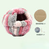 새장 Warm Bird Nest Winter House Hanging Hammock Cage Accessories Plush Hideaway for Parrot Hummingbird Decoration Bird Cages
