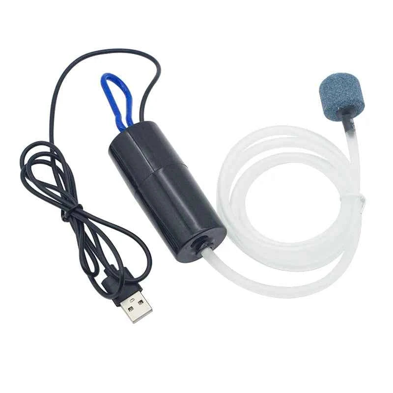 Aquarium USB Air Pump Fish Tank Air Compressor Aquarium Portable Mini Oxygenator Oxygen Aerator Aquarium Accessories 5V
