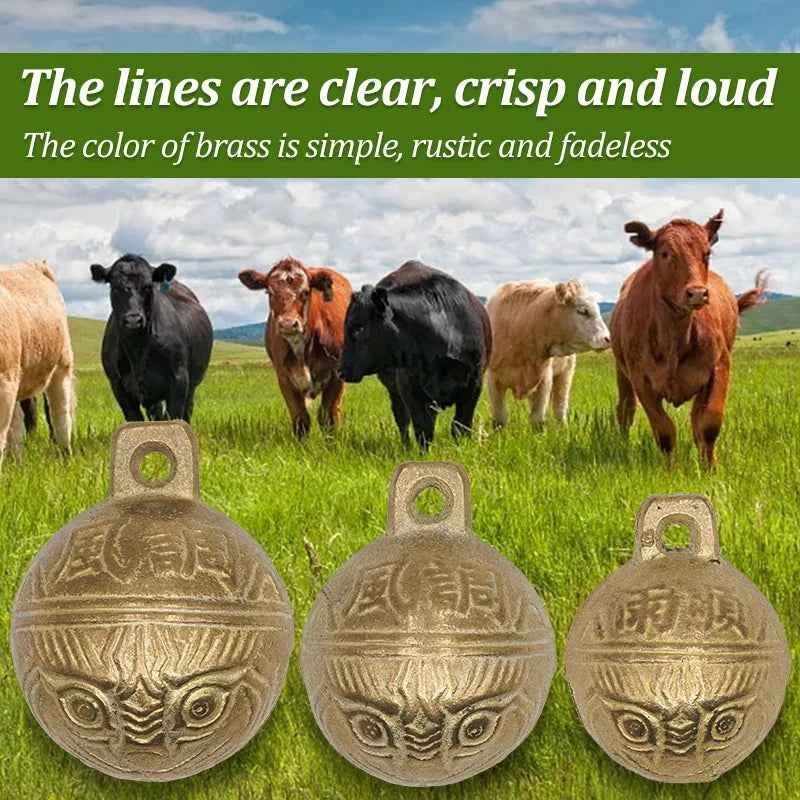 Sheep Pet Dog Copper Bells Animal Identification Feeding Device Farm Livestock Grazing Bells Pet Supplies Position Recognition