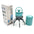 Portable Dog Pooper Scooper Outdoor Pet Waste Pick-up Cleaner Built-in Garbage Bag Handheld Pet Poop Grabber No Touch Design