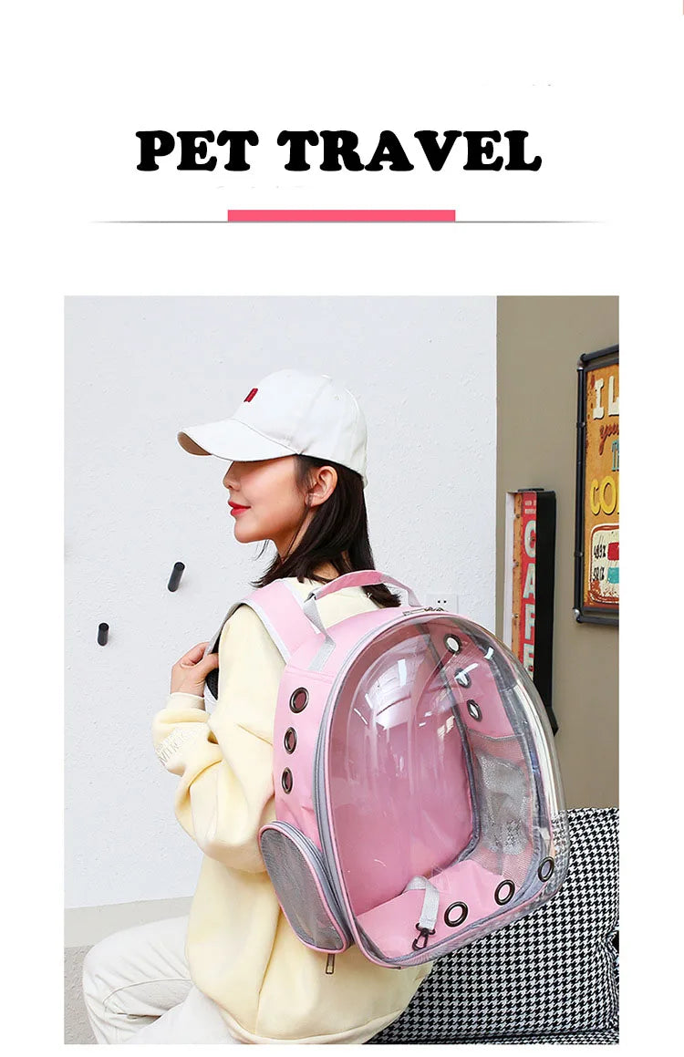 Cat Outing Bag Pet Extra Large Space Carrying Bag Cabin Aviation Box Cat Backpack Bag Side Opening - Play Paws Toys