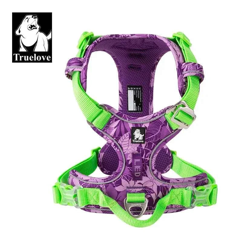 Truelove Pet Explosion-proof Dog Harness Camouflage Reflective Nylon Special Edition and Upgrade Version Easy to Adjust TLH5653
