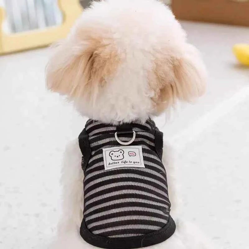 Summer Pet Vest for Small Medium Dog Cooling Clothes Chihuahua French Bulldog Breathable Clothes Puppy Casual Shirt Dog Costume