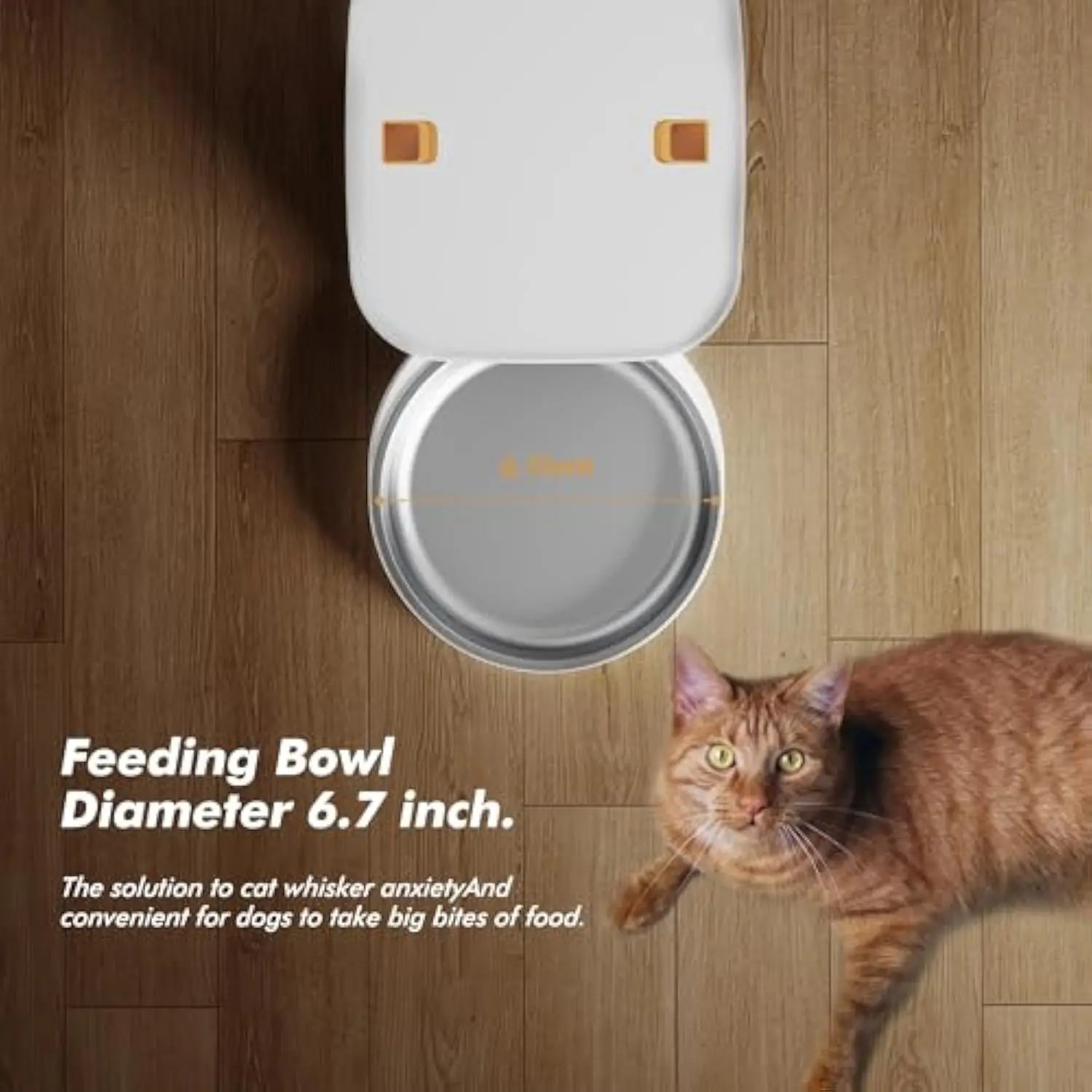 Furpipi 8L Smart Automatic Cat Feeders with 1080P HD Camera 5G WiFi Pet Feeder Tuya APP Control Smart Dog Cat Kibble Dispenser