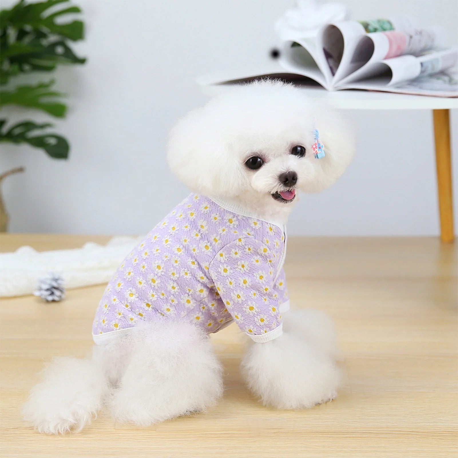 Cute Dog Shirts for Small Dogs Pet Cotton Soft Warm Breathable Stylish Cute Pet Clothes Dog Button Up T Shirts