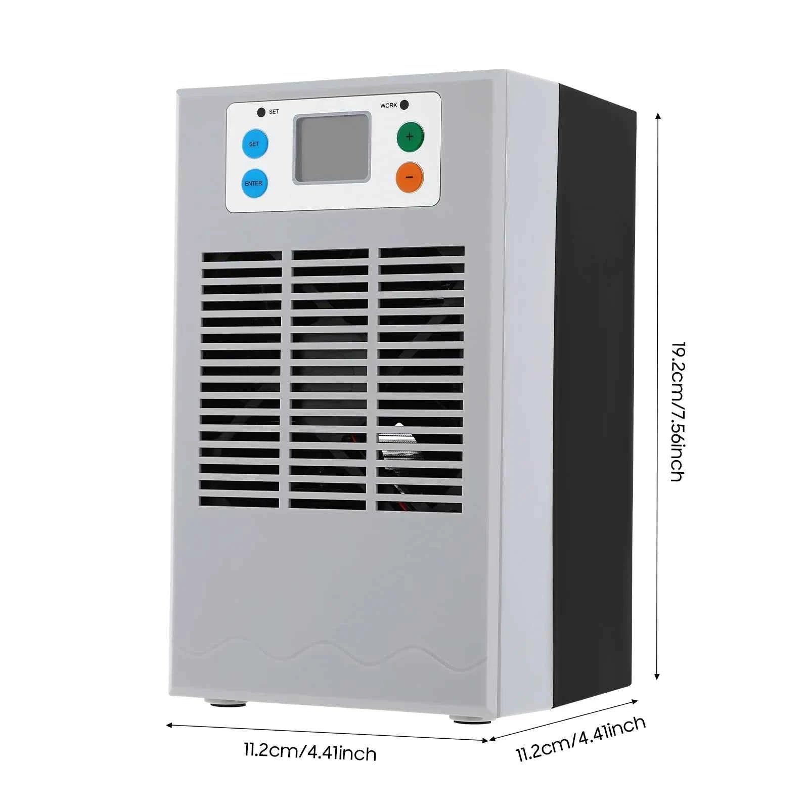 100W Heating Cooling Machine, 20-35L Aquarium Water Chiller 30L/7.93GAL Aquarium Water Chiller for Fish Shrimp Coral Reef Tanks