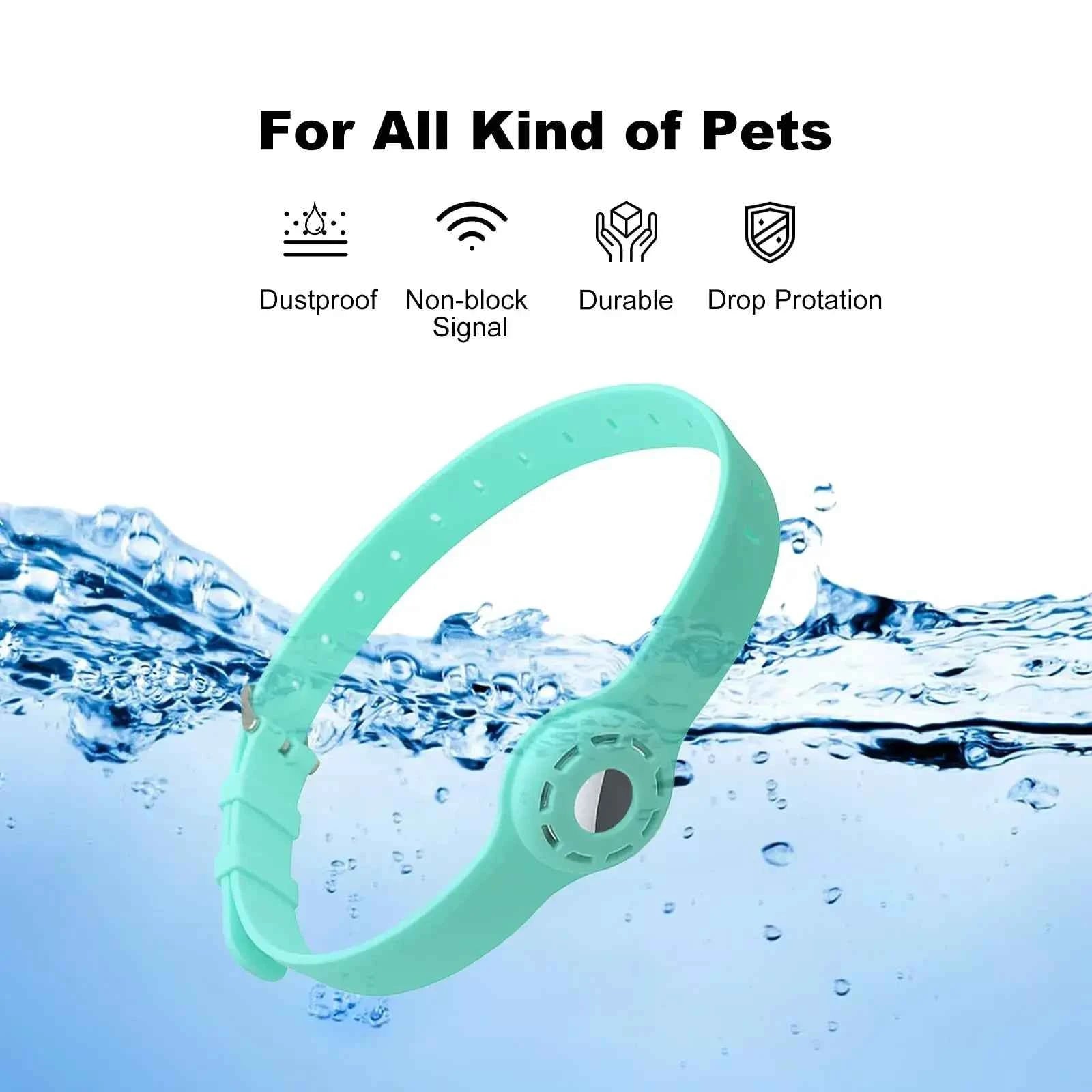 New Silicone Anti-Lost Pet Cat Collar For The Apple Airtag Protective Tracker Anti Lost Positioning Collar Adjustable Pet Collar
