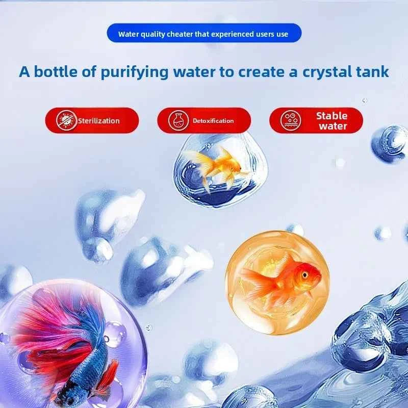 200ml/500ml Methylene Blue Concentrate for Aquarium Disinfection Sterilization Treat White Spot Fungus Tail Rot Water Cleaner