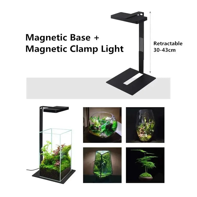 WEEK AQUA Mini 9 Pro  USB aquarium light Plant Grow Full spectrum LED Ecology Microlandscape light Nano aquarium light