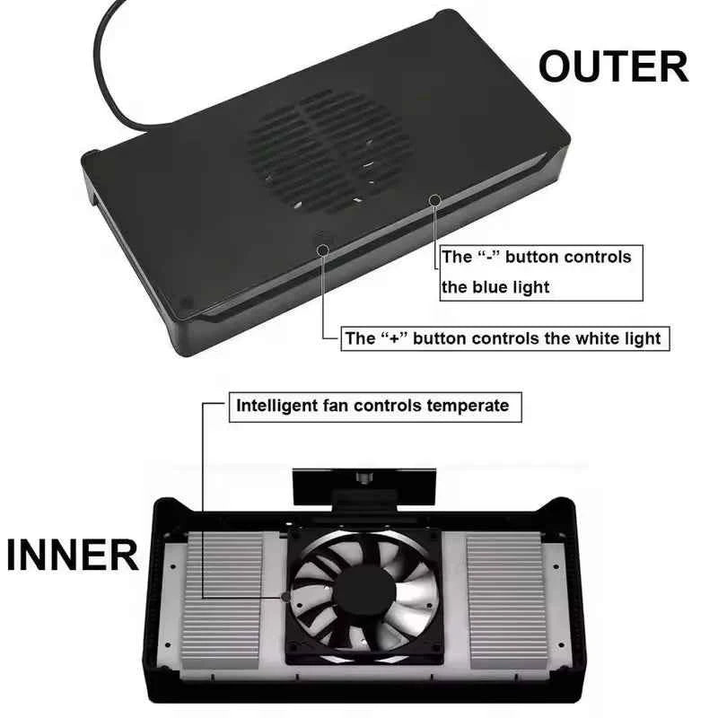 Spectra Nano M029 Aquarium Light 30W Saltwater Lighting with Touch Control for Coral Reef Fish Tank saltwater LED lamp