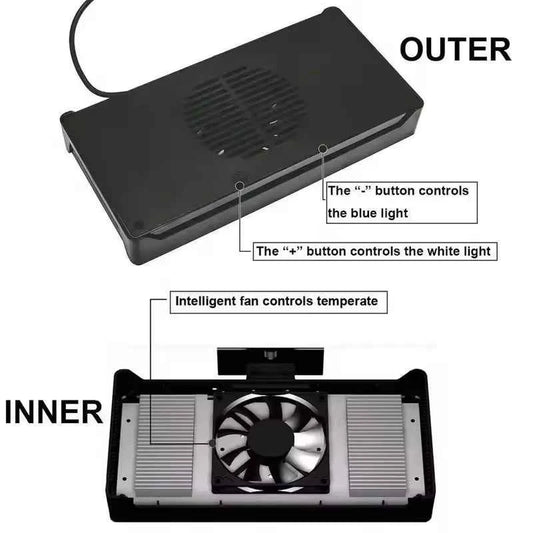 Spectra Nano M029 Aquarium Light 30W Saltwater Lighting with Touch Control for Coral Reef Fish Tank saltwater LED lamp