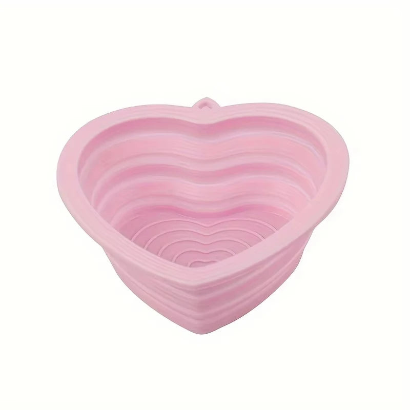 1Pcs Collapsible Silicone Pet Bowl for Dogs & Cats-Portable,Foldable Travel Pets Dish for Food & Water Pet Feeding Supplies