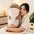High Quality Cartoon Earphone Seal Sea Otter Plush Toy Ball Round Cushion Throw Pillow for Kids Birthday Gift School Nap Sleep