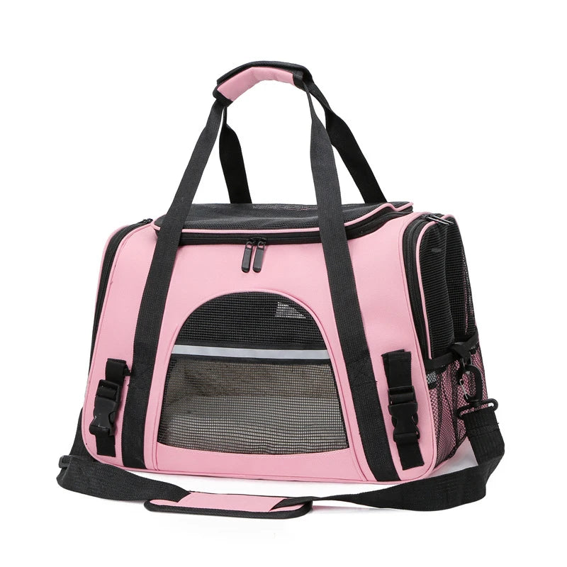 Cat Bags Portable Dog Carrier Bag Mesh Breathable Foldable Cats Carrier Bag Travel Breathable Transport Handbag Pet Travel Bags - Play Paws Toys