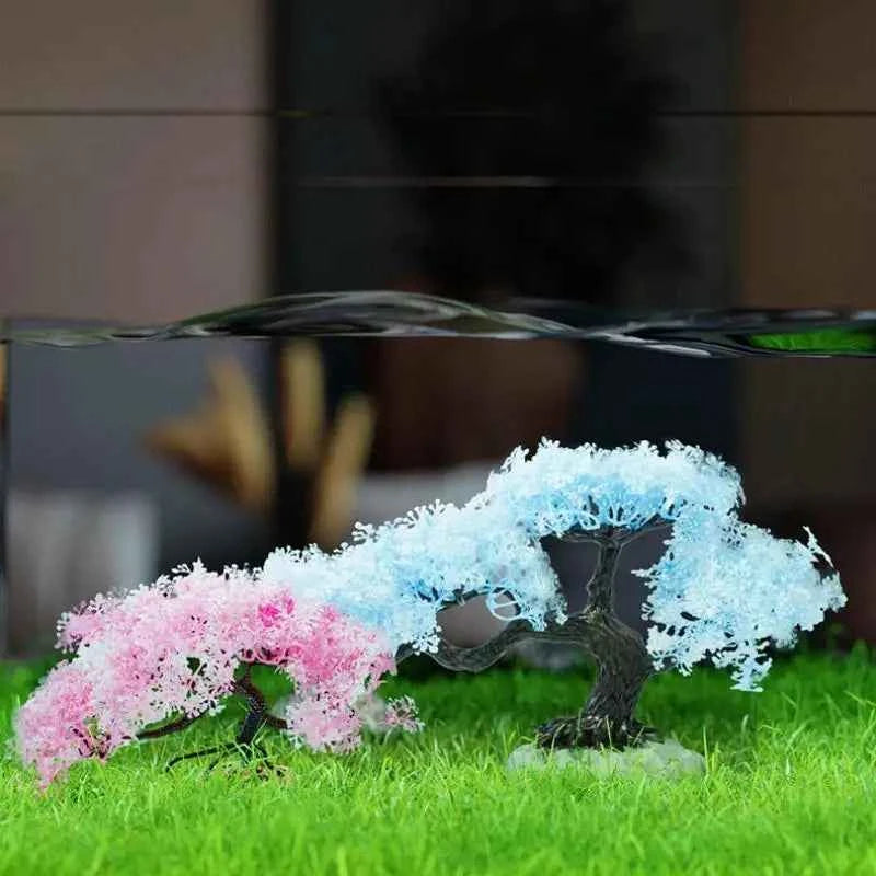HOT! Simulated Tree Aquarium Decoration Fish Tank Aquarium Plastic Plant Artificial Simulation Water Plants Fish Tank Decoration