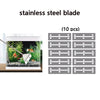 ZRDR Stainless Steel Aquarium Fish Tank Algae Scraper Blade Aquatic Water Live Plant Grass Cleaning Multi-Tool Cleaner Kit Set