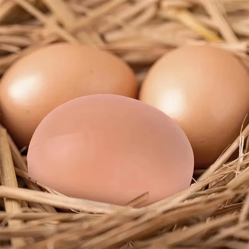 50Pcs Plastic Eggs Chicken House Small Fake Eggs Farm Animal Supplies Cages Accessories Guide Chicken Nest Egg Painting