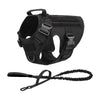 Tactical Dog Harness Collar Leash Molle Pouches For Medium Large Dogs Pet German Shepherd Training Walking Vest Dog Harnesses