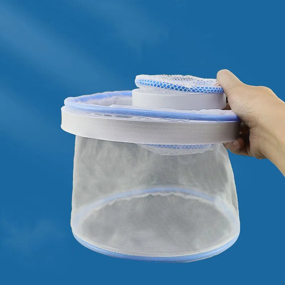 Ventilated Guppy Breeding Net Permeable Nylon Floating Fish Net Portable Fish Tank Isolation Box Home Aquarium