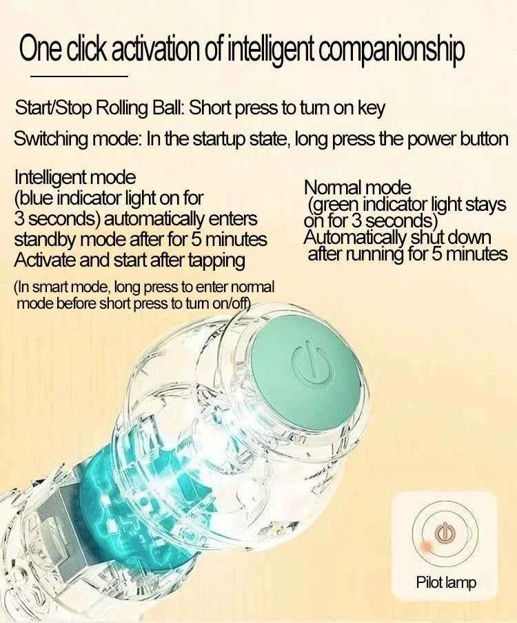 Interactive Cat Ball Automatic Cat Toy Indoor Cat Toy Electric Games Pet Products MWJ01
