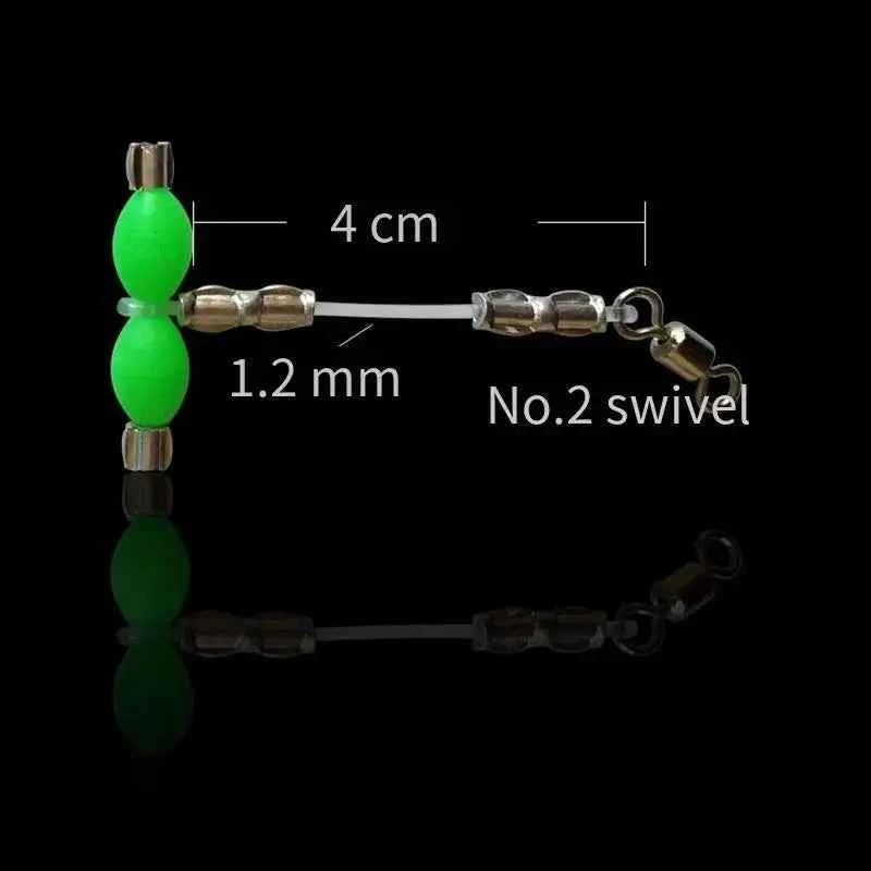 PD Fishing Tackle Nylon Tenpin Line Set Sea Fishing Wreck Pulling Stream Shore Fishing Long Casting Gourd Connector Accessories