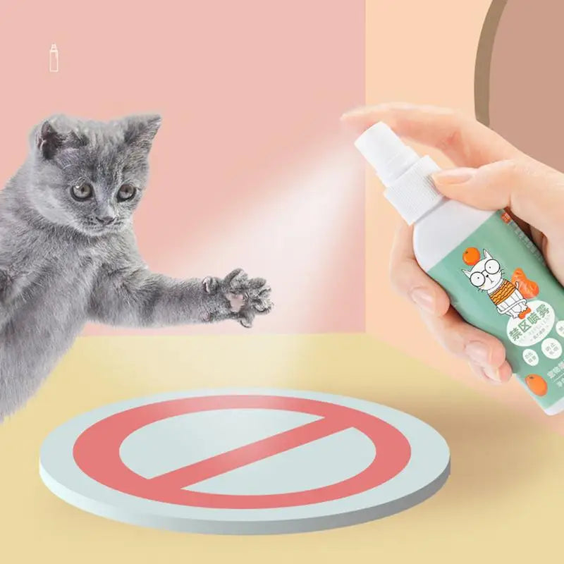 Stop Cat Spraying 100ml Citrus Cat Spray For Scratching Protect Plants Floors Carpets Establish Boundaries Furniture Sofas Rugs