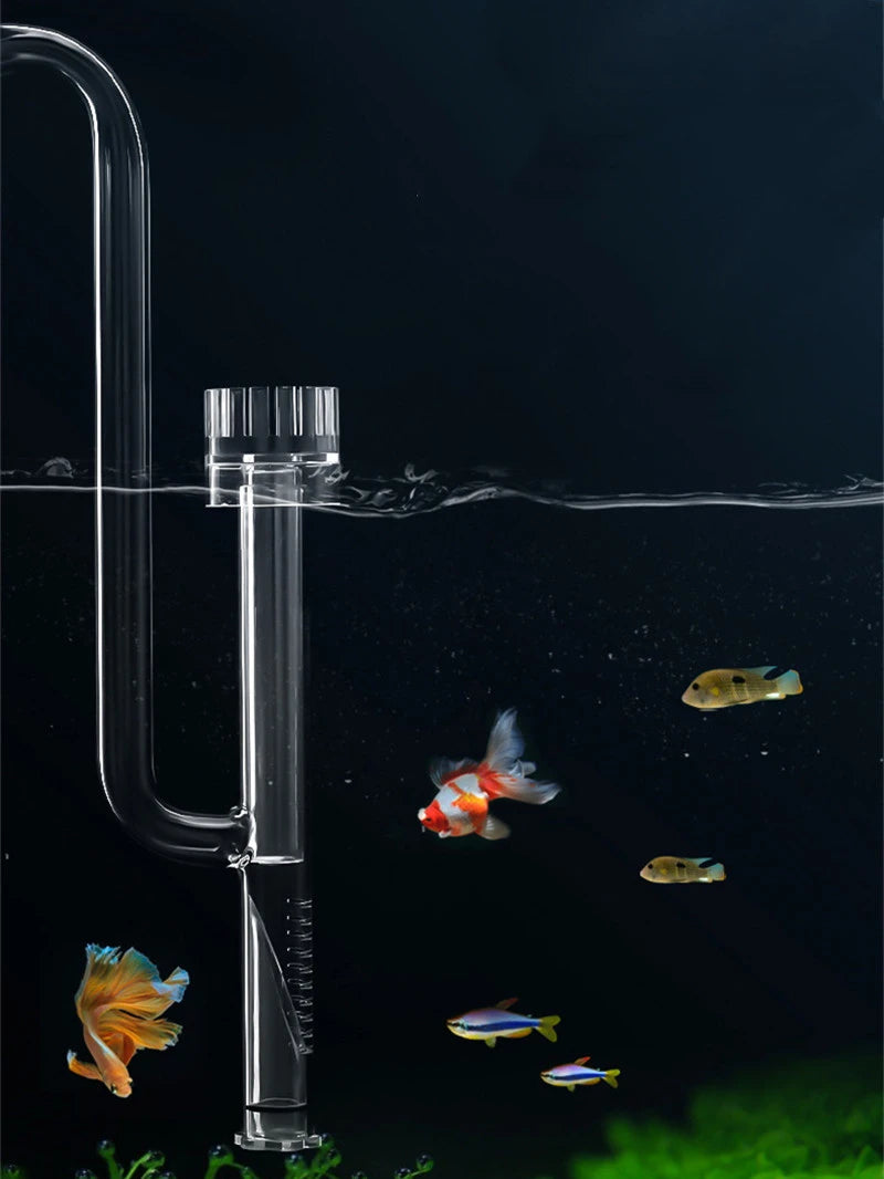 Aquarium ADA Style 13mm 17mm Glass Lily Pipe Inflow Outflow Tube The Glass Inlet Outlet Water Pipe for Fish Tank filter 12/16mm