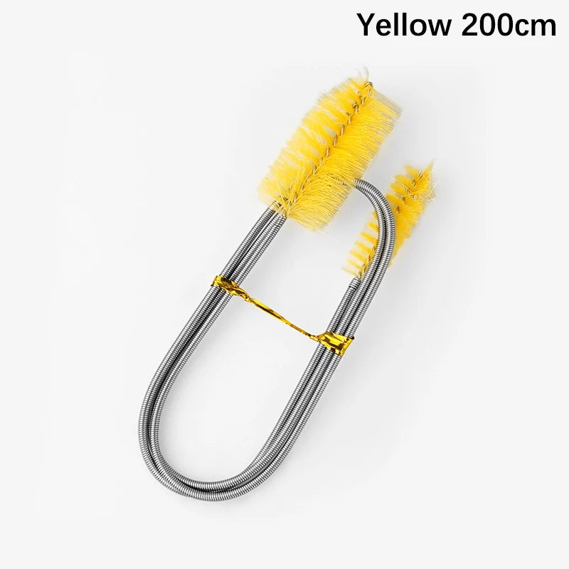 1PC 90/155/200cm Pipe Cleaning Brush Flexible Double Ended Hose Brush Pipe Clean Tool Aquarium Fish Tank Water Pump Accessories