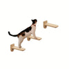 Wall-mounted Cat Climbing Frame 50cm Cat Climbing Ladder  Hammock  Activity Sisal Cat Grab Post Cat Pedal Indoor Cat House - Play Paws Toys