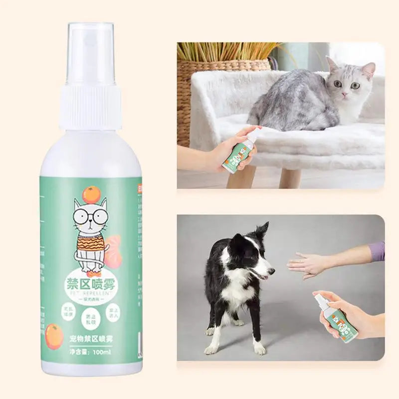 Stop Cat Spraying 100ml Citrus Cat Spray For Scratching Protect Plants Floors Carpets Establish Boundaries Furniture Sofas Rugs