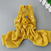 Cute Dog Jumpsuit Dog Clothes Pink Yellow Strap Jumpsuits Clothing For Chihuahua Pet Overalls Pajamas For Small Medium Dogs XXL