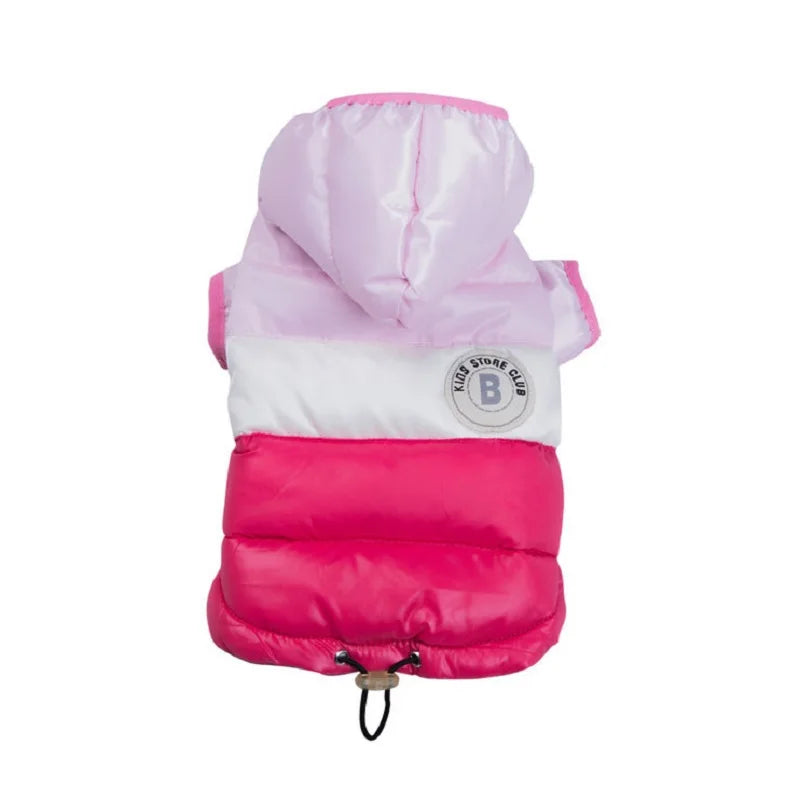 Dog Jacket Waterproof Luxury Dog Clothes Pet Down Cotton Vest Chihuahua French Bulldog Winter Dog Coat Puppy Warm Dog Costume