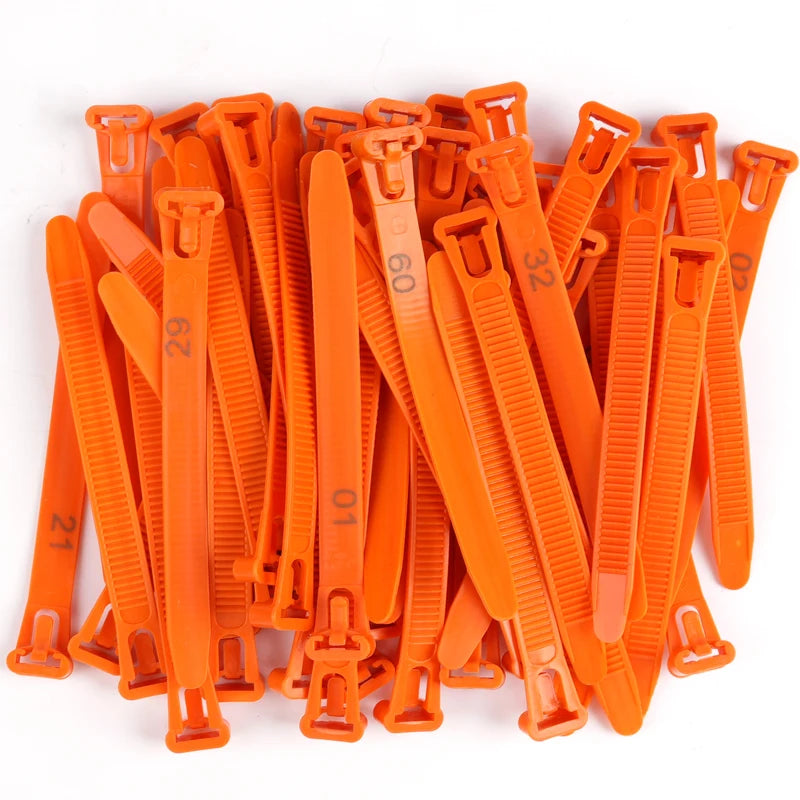 50/100Pcs Chicken Foot Ring Adjustable Cable Tie farm Animals Poultry Breeding Label Turkey Mark Foot Ring Identity Recognition