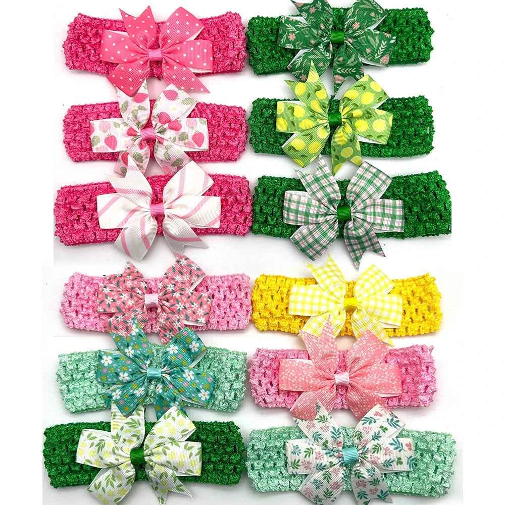 30pcs Pet Grooming Dog Bowtie Spring Summer Pet Necktie Grooming Collar Elastic Band for Small Middle Large Dog Pet Supplies