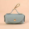 Portable Dog Waste Bag Dispenser With Leather Clip - Durable Polyester