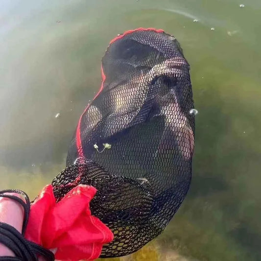 Drawstring Opening Design Fishing Basket Foldable Fishing Net Foldable Fishing Net Cage Live Fish Basket Portable