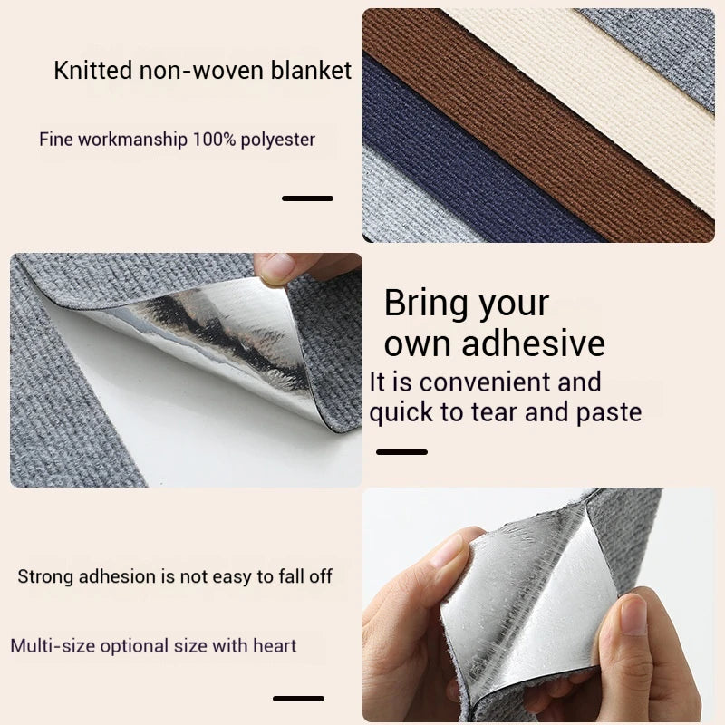 DIY Cat Scratching Post Sofa Protection Self-adhesive Carpet Cats Scratch Board Cats Toys Anti Cat Scratch Sofa Cat Crawling Mat