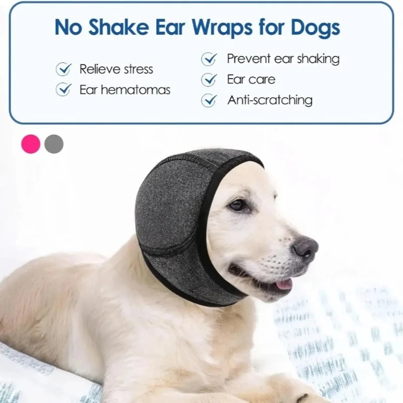 Waterproof Noise Cancelling Dog Ear Muffs for Swimming, Grooming, and Anxiety Relief - Calming Hood To Prevent Shock and Fear"