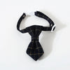 Pet Accessories for Dogs Cats Bowtie British Style Puppy Plaid Tie Breakaway Bowknot Collar for Small Dog Cat Gentleman Costume - Play Paws Toys