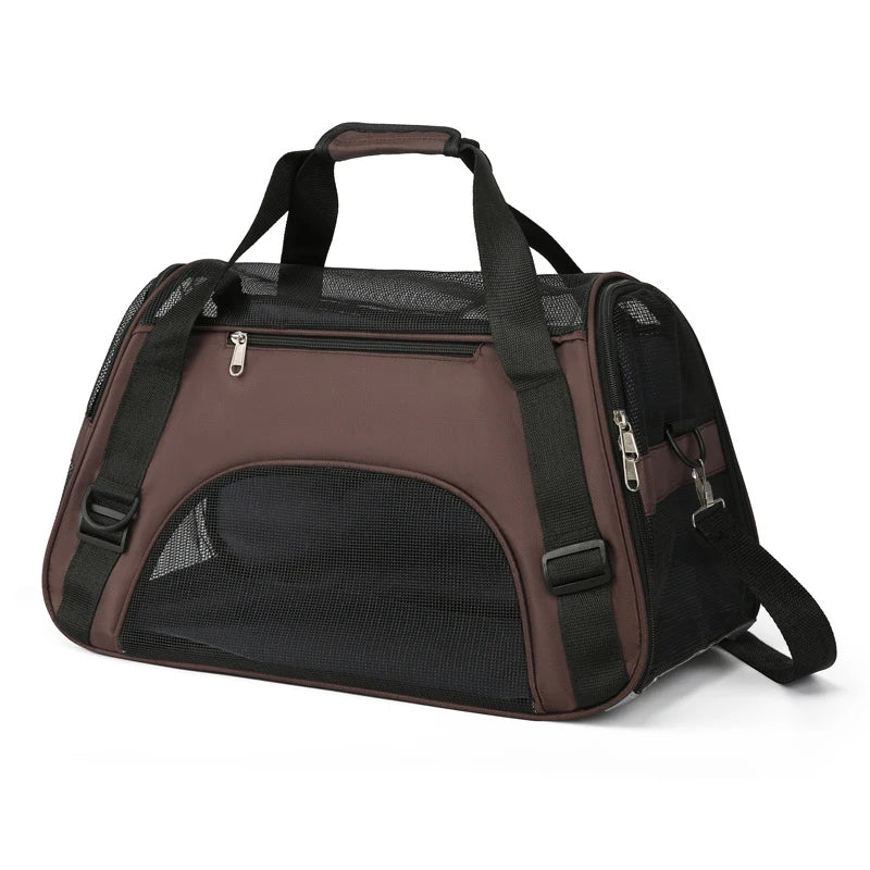Cat Bags Portable Dog Carrier Bag Mesh Breathable Foldable Cats Carrier Bag Travel Breathable Transport Handbag - Play Paws Toys