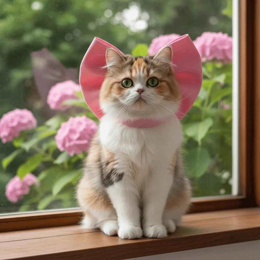 Fashion Adjustable Cat Bow Headwear Formal Decorative Pet Necklace Elegant Decorative Bowtie Wedding Party