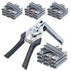 Farm Hog Ring Plier Tool M Clips Staples Chicken Hamster Bird Rabbit Mesh Cage Wire Fencing Caged Clamp Poultry Animal Supplies