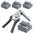 Farm Hog Ring Plier Tool M Clips Staples Chicken Hamster Bird Rabbit Mesh Cage Wire Fencing Caged Clamp Poultry Animal Supplies
