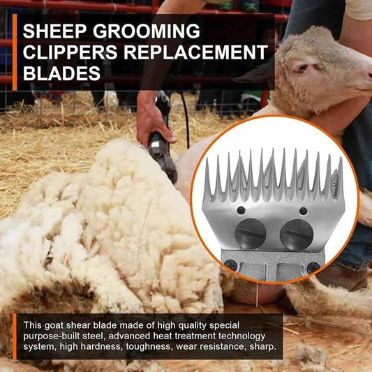 13 Tooth Shearing Replacement Blades for fit Oster,Lister,Heiniger Sheep Clippers,Detachable Animal Trimmer for Goats,Lambs